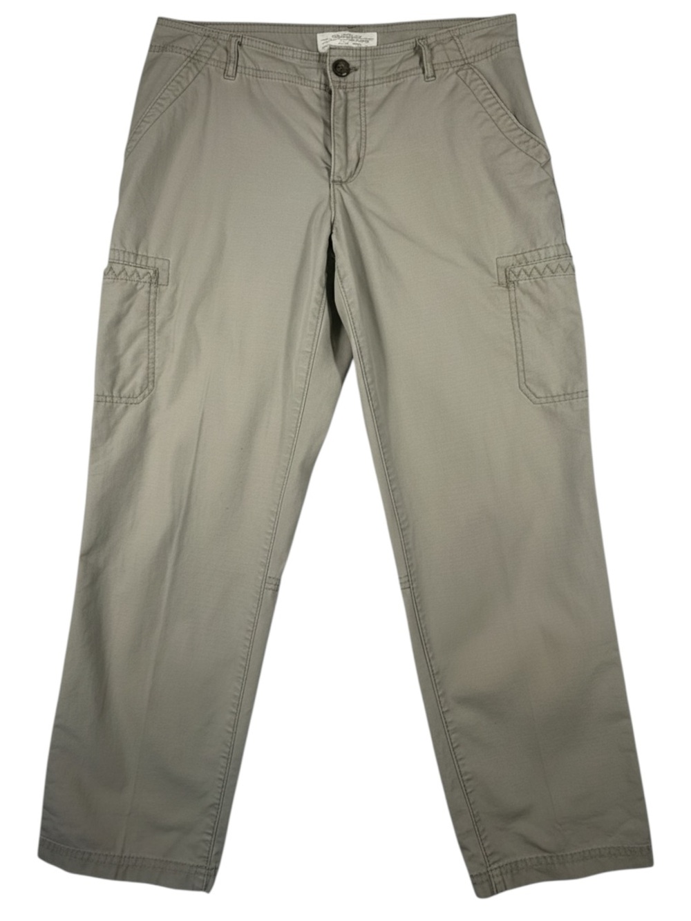 Eddie Bauer Ripstop Women’s Cargo Pants - Khaki Tan 100% Cotton